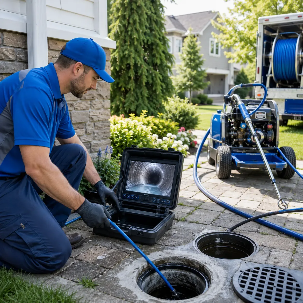 Outdoor drain cleaning professionals serving Stella, NC